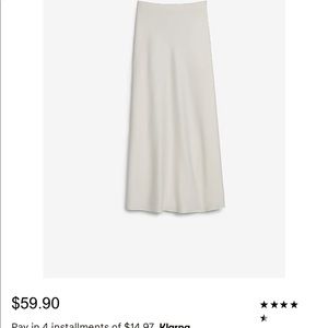 COPY - satin slip skirt